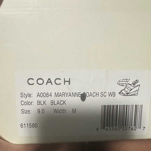 Coach Wonens Espadrilles Wedge - Picture 3 of 7